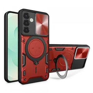 Husa Techsuit CamGuard Pro pentru Samsung Galaxy S25+ S936 (Rosu/Negru) imagine