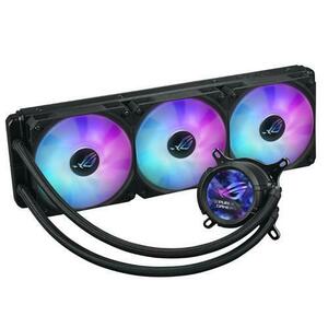 Cooler CPU ASUS ROG Strix LC III 360 ARGB LCD, 3 x 120mm, Negru imagine