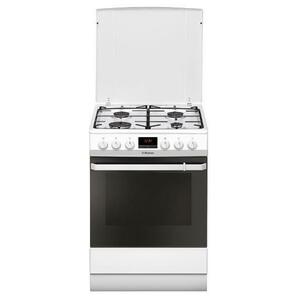 Aragaz mixt Hansa FCMW68299, 4 arzatoare, Cuptor electric, Grill, Clasa A (Alb) imagine