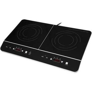 Plita dubla cu inductie LAFE CIY 002, 2200 W, 2 zone de gatit (Negru) imagine