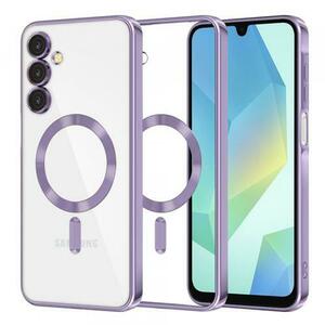 Husa MagSafe pentru Samsung Galaxy A16 5G A166 / A16 4G A165, Techsuit, Luxury Crystal, Mov Deschis imagine