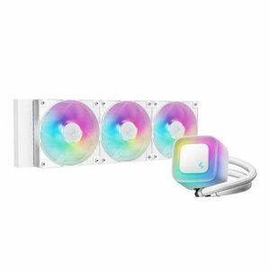 Cooler CPU Deepcool LE360 V2, aRGB, 500 - 2100 rpm (Alb) imagine