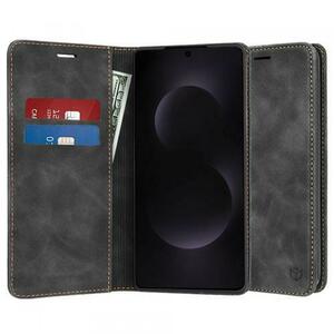 Husa pentru Samsung Galaxy S25 Edge S937, Techsuit, Confy, Neagra imagine