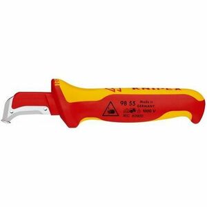 Cutit de electrician semicircular, 1000V, Knipex 98 55 SB imagine
