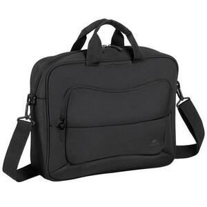 Geanta laptop Rivacase Tegel ECO, textil, 14inch, Negru imagine