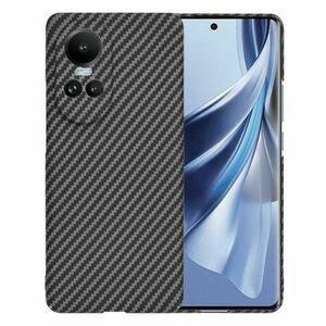 Husa pentru Oppo Reno10 / Reno10 Pro, Techsuit, Carbonite FiberShell, Neagra imagine