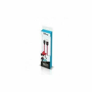 Cablu de date Disney Minnie Dots Red, USB - Lightning imagine