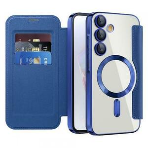 Husa MagSafe Techsuit SmartMag Book pentru Samsung Galaxy A35 5G A356 (Albastru) imagine