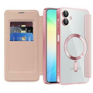 Husa MagSafe Techsuit SmartMag Book pentru Samsung Galaxy A06 A065 (Roz) imagine