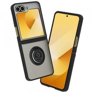 Husa Techsuit Glinth pentru Samsung Galaxy Z Flip6 F741, Neagra imagine