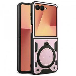 Husa Techsuit CamGuard Pro pentru Samsung Galaxy Z Flip7 F766, Roz/Auriu imagine