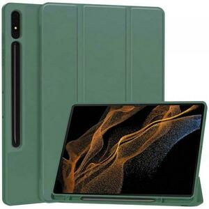 Husa Techsuit Flex Trifold pentru Samsung Galaxy Tab S8 Ultra (Verde) imagine