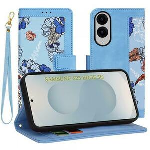 Husa pentru Samsung Galaxy S25 Edge S937, Techsuit, FlipCraft, Bleu imagine
