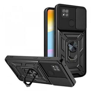 Husa pentru Xiaomi Redmi 9C NFC / 9C, Techsuit, CamShield, Neagra imagine