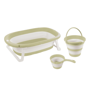 Set 3 in 1 cu cadita pliabila Dolu Nuve D7272, 6 luni+, Verde imagine