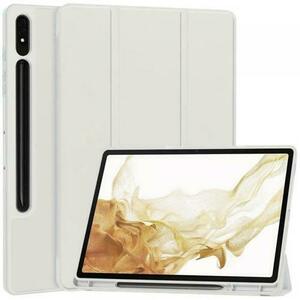 Husa Techsuit Flex Trifold pentru Samsung Galaxy Tab S8+ / Tab S7+ (Gri) imagine