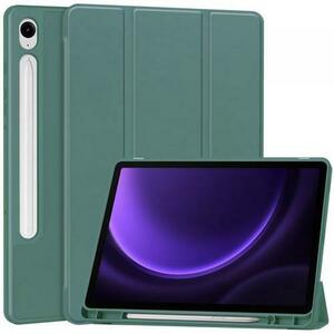 Husa Techsuit Flex Trifold pentru Samsung Galaxy Tab S10 FE+ (Verde) imagine