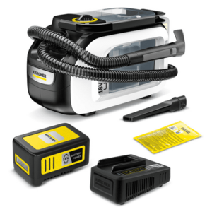 Aparat cu spalare prin injectie-extractie Karcher SE 3-18 Compact Home Battery, 184W, 1.7/2.9L, 18V (Negru/Alb) imagine