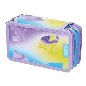 Penar echipat 31 piese Herlitz, 3 fermoare, dimensiune 19 x 11.5 x 7 cm, motiv Little Monster imagine