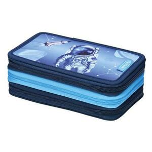 Penar echipat 31 piese Herlitz, 3 fermoare, dimensiune 19 x 11.5 x 7 cm, motiv Cosmic Explorer imagine