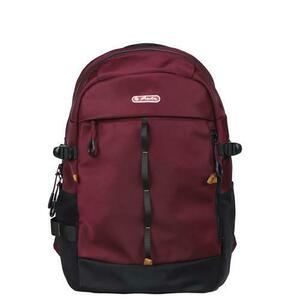 Rucsac Herlitz Modern Fit, dimensiune 31 x 16 x 44 cm, Negru/Rosu imagine