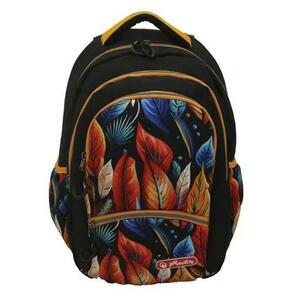 Rucsac Herlitz Zipper Pro, dimensiune 43 x 29 x 22 cm, motiv Leaves imagine
