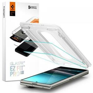 Folie de protectie Ecran Exterior Spigen GlastR EZ FIT Pro HD pentru Samsung Galaxy Z Fold7 F966, Sticla Securizata, Full Glue, Set 2 bucati imagine