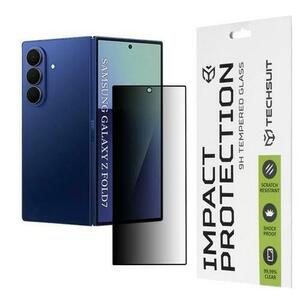 Folie de protectie Ecran Exterior Privacy Techsuit pentru Samsung Galaxy Z Fold7 F966, Sticla Securizata, Full Glue, 111D imagine