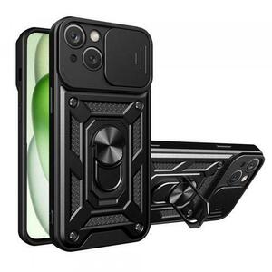 Husa pentru Apple iPhone 15, Techsuit, CamShield, Neagra imagine