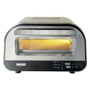Cuptor electric pizza, cu piatra Unold Luigi 1700 W, 9.7 l, Digital (Negru/Inox) imagine