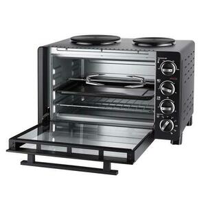 Cuptor electric cu 2 plite Unold U68885, All in One, 30 L, 1500 W (Negru) imagine