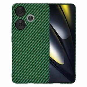 Husa Techsuit Carbonite FiberShell pentru Poco F6, Verde imagine