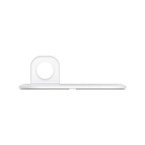 Suport Magfit Duo compatibil cu Incarcator MagSafe Apple si Incarcator Watch Apple Spigen, Alb imagine