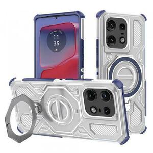 Husa pentru Motorola Edge 50 Pro, Techsuit, Carbon Shield Pro, Albastra imagine