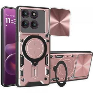 Husa pentru Motorola Edge 60 Pro, Techsuit, CamGuard Pro, Roz Aurie imagine