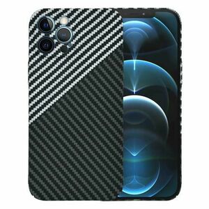 Husa pentru Apple iPhone 12 Pro Max, Techsuit, Carbonite FiberShell, Gri imagine