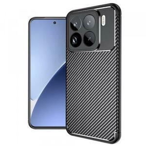 Husa pentru Xiaomi 15 Pro, Techsuit, CarbonFiber, Neagra imagine