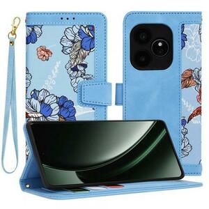 Husa pentru Realme GT 6T / GT 6, Techsuit, FlipCraft, Bleu imagine