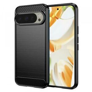 Husa Techsuit Carbon pentru Google Pixel 9 / 9 Pro, Neagra imagine