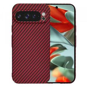 Husa Techsuit Carbonite FiberShell pentru Google Pixel 9 Pro XL, Rosu imagine