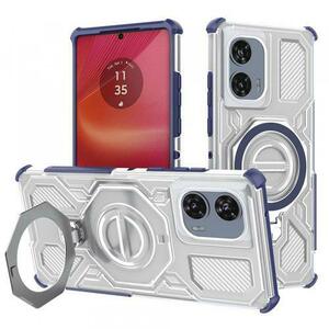 Husa pentru Motorola Edge 50 Fusion, Techsuit, Carbon Shield Pro, Albastra imagine