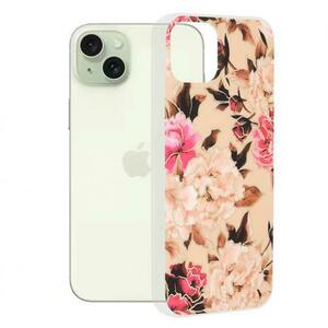 Husa pentru Apple iPhone 15 Plus, Techsuit, Marble, Bej imagine