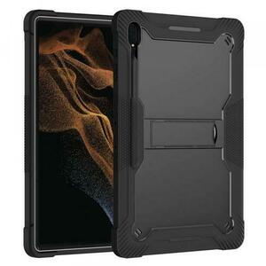 Husa pentru Samsung Galaxy Tab S10 Ultra / Tab S9 Ultra / Tab S8 Ultra Techsuit Rugged TabShell (Negru) imagine