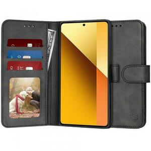 Husa pentru Xiaomi Redmi Note 13 5G, Techsuit, Diary Book, Neagra imagine