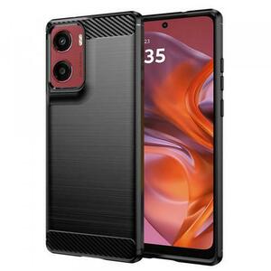 Husa pentru Motorola Moto E15 / G05, Techsuit, Carbon, Neagra imagine