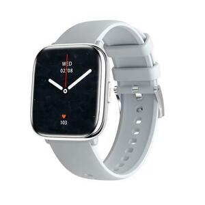 Smartwatch myWatch Pastel, Ecran AMOLED 1.75inch, Bluetooth, Analiza somn, Saturatie oxigen, Ritm cardiac, IP67 (Argintiu) imagine