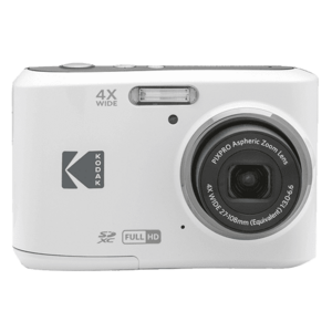 Aparat Foto Kodak PixPro FZ45, 16 MP, Zoom 4X, Vlogging, Full HD – 1080p (Alb) imagine