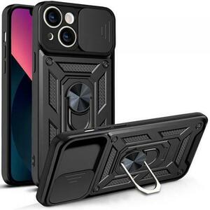Husa pentru Apple iPhone 13, Techsuit, CamShield, Neagra imagine