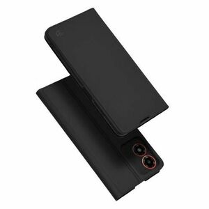 Husa pentru Motorola Moto G04s / E14 / G04, Techsuit, Magskin Book, Neagra imagine