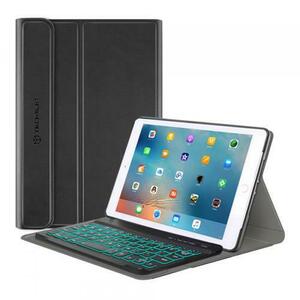 Husa cu tastatura pentru Apple iPad mini 4 (2015) / mini (2019) Techsuit CozyTab (Negru) imagine